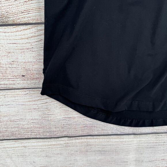 Cuts Curve Hem PYCA Pro T-Shirt Mens XL Black Stretch Short Sleeve - Picture 3 of 9